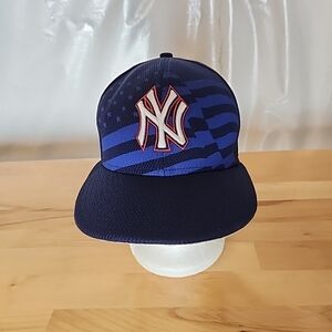 Official MLB 2015 New York Yankees July 4th New Era 59FIFTY Fitted Cap 6 7/8